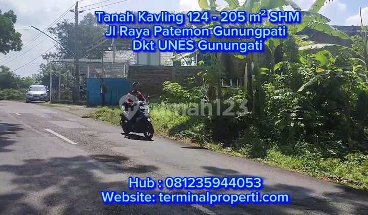 Land for Sale with Freehold SHM Certificate in Patemon, near Unes Sekaran, Gunungpati, South Semarang, Gunung Pati, Semarang 2