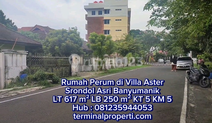 Rumah Dijual Pojok Harga Tanah SHM Hak Milik Jl Raya Perum Srondol Asri Srondol Kulon Banyumanik Kota Semarang 1