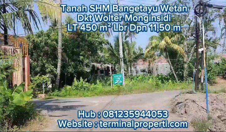 Tanah Dijual SHM Hak Milik di Kramat Dkt Jl Raya Wolter Monginsidi Bangetayu Wetan Kec Genuk Semarang Timur 1