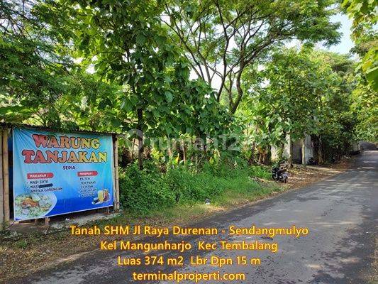 Tanah Dijual Murah SHM Hak Milik di Jl Raya Durenan Sendangmulyo Kel Mangunharjo Tembalang 1