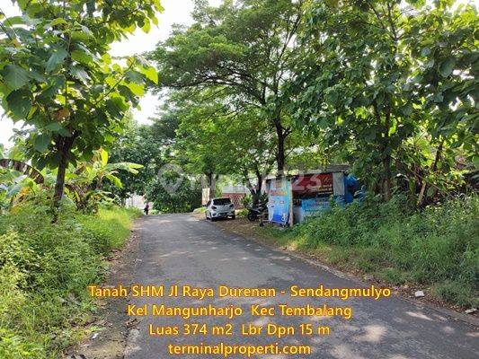 Tanah Dijual Murah SHM Hak Milik di Jl Raya Durenan Sendangmulyo Kel Mangunharjo Tembalang 2