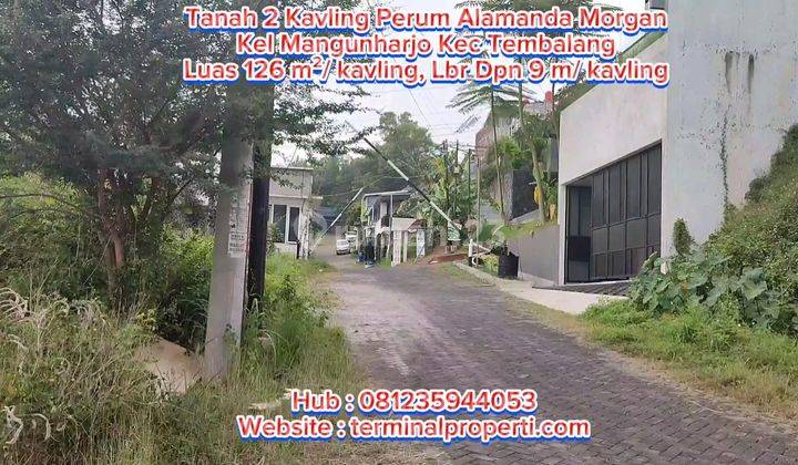 Tanah Dijual Dibawah Njop di Perum Alamanda Mangunharjo View Bagus Tembalang Semarang Timur 2