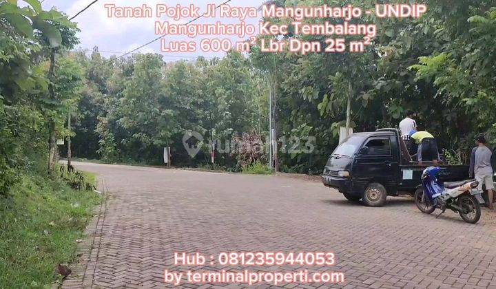 Tanah Dijual Murah Pojok Hak Milik Jl Raya Mangunharjo Undip Tembalang Kota Semarang 2