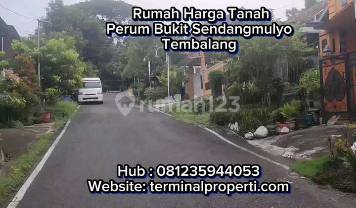 Rumah Dijual di Hitung Tanah SHM Hak Milik  Perum Bukit Sendangmulyo Tembalang Semarang Timur 2