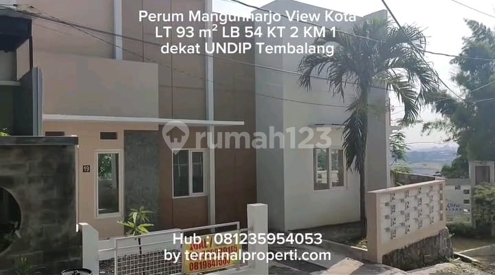 Langs Pemilik, Rumah Dijual Murah SHM Hak Milik Perum Mangunharjo Kec Tembalang Semarang Timur 2