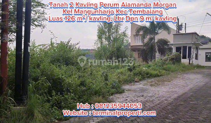 Tanah Dijual Dibawah Njop di Perum Alamanda Mangunharjo View Bagus Tembalang Semarang Timur 1