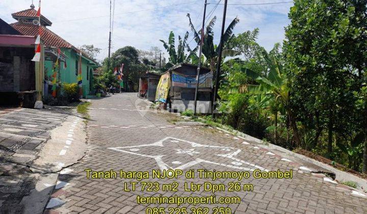 Bawah Njop, Tanah Dijual Hak Milik Jl Raya Gotong Royong Gombel Tinjomoyo Banyumanik  2