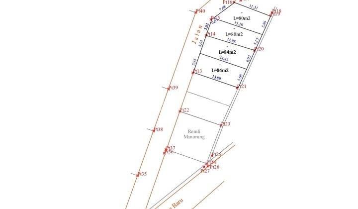 Tanah Dijual SHM Hak Milik di Jl Raya Lamongan Kel Tunggu Meteseh Tembalang Semarang Timur 2