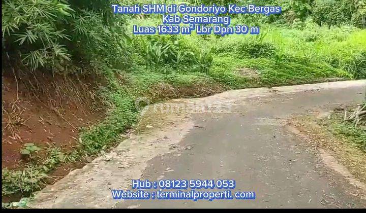 Tanah Dijual SHM Hak Milik Zona Kuning di Gondoriyo  Kec Bergas Ungaran Kab Semarang 1