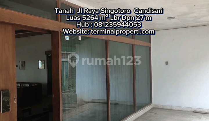 Tanah Bonus Rumah Dijual View Bagus SHM Hak Milik Jl Raya Singotoro Candisari Tengah Kota Semarang 2