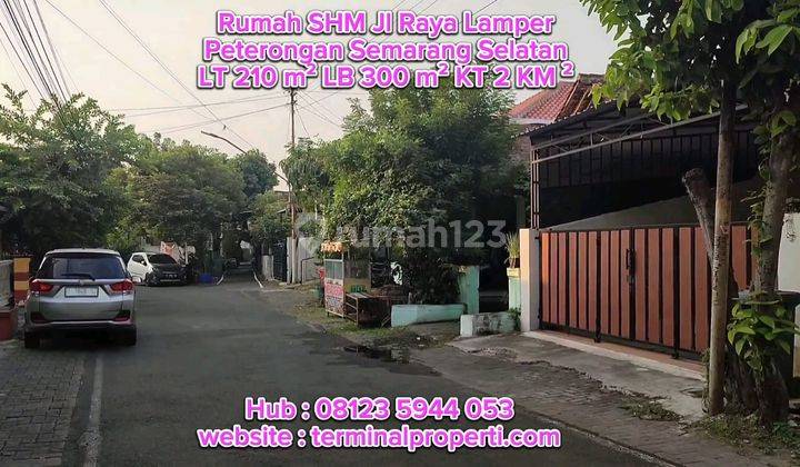 Bu, Dijual Rumah Bagus 2 Lt SHM Hak Milik Full Furniture di Peterongan Jl Lamper Raya Semarang Selatan  2