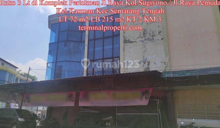 Tengah Kota, Kantor Ruko Dijual 3 Lantai di Jl Raya Kol Sugiyono Jl Raya Pemuda Kauman Semarang Tengah 2