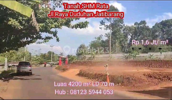 Tanah Dijual SHM Hak Milik Jl Raya Duduhan Kel Jatibarang Kec Mijen Semarang Barat 1