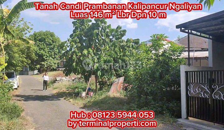 Tanah Dijual Cepat Bagus SHM Hak Milik Jl Candi Prambanan Kel Kalipancur Kec Ngaliyan 1