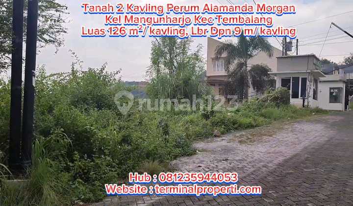Tanah Murah Dijual Perum Alamanda Mangunharjo View Bagus Tembalang Semarang Timur Dkt Citragrand 2