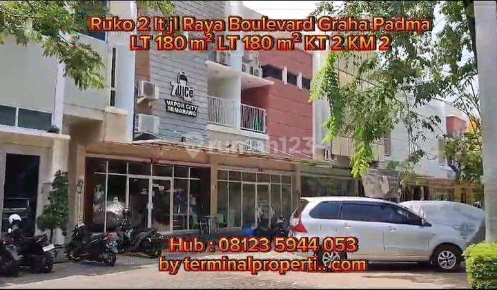 Kantor Ruko Dijual 2 Lt di Jl Raya Graha Padma Beulevard Dkt Bandara Dan Exit Tol Semarang Barat 2