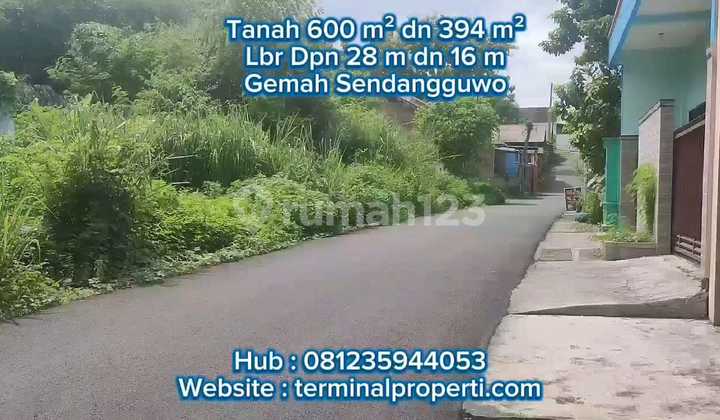 Tanah  Murah Dijual SHM Hak Milik di Gemah Dkt Amposari Sendangguwo Tembalang Semarang Timur 1