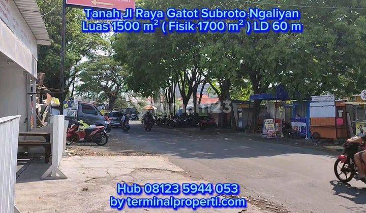 Tanah Dijual SHM Hak Milik Jl Raya Gatot Subroto Purwoyoso Ngaliyan Semarang Barat 2