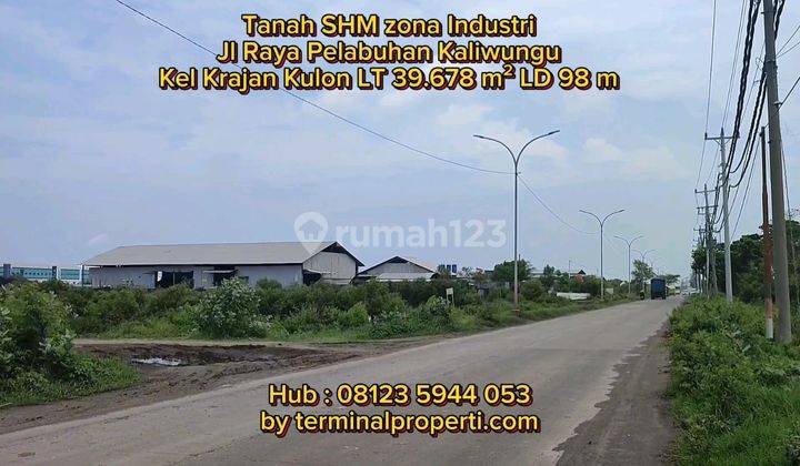 Tanah Dijual SHM Zona Industri di Jl Raya Pelabuhan Krajan Kulon Kec Kaliwungu Kab Kendal 2