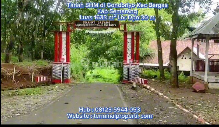 Tanah Dijual SHM Hak Milik Zona Kuning di Gondoriyo Kec Bergas Ungaran Kab Semarang 2