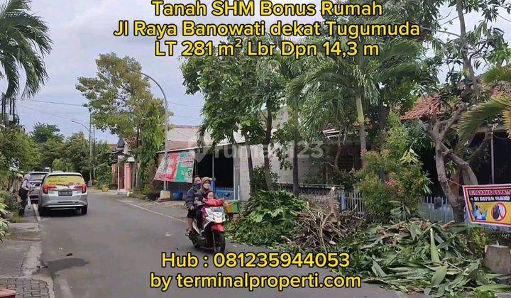 Tanah Dijual Murah SHM Hak Milik Pribadi Jln Raya Banowati Dkt Jend Sudirman Kota Semarang 2