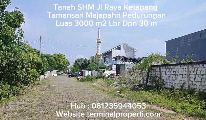 Tanah  Dijual Murah SHM Hak Milik  Jl Raya Tamansari  Kec Pedurungan Semarang Timur 2