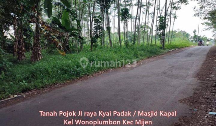 Tanah Dijual Hak Milik di Jl Raya Kyai Padak Masjid Kapal Kel Wonoplumbon Mijen 1