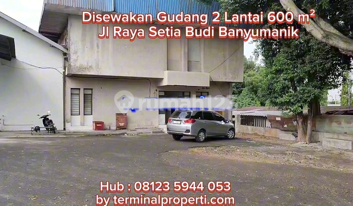 Cheap Rental Several Warehouses Downtown Setia Budi Main Road Banyumanik Semarang City 2