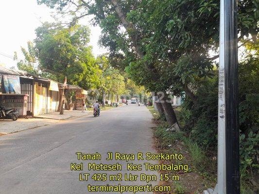 Tanah Dijual Murah SHM Hak Milik 425 m2  Jl R Soekanto Meteseh Dekat UNDIP Tembalang Semarang Timur 2