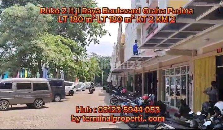 Kantor Ruko Dijual 2 Lt di Jl Raya Graha Padma Beulevard Dkt Bandara Dan Exit Tol Semarang Barat 1