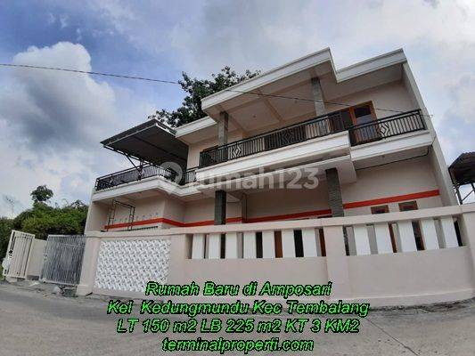 Rumah Dijual Baru 2 Lt Hak Milik di Amposari Kel Kedungmundu Kec Tembalang Semarang 1