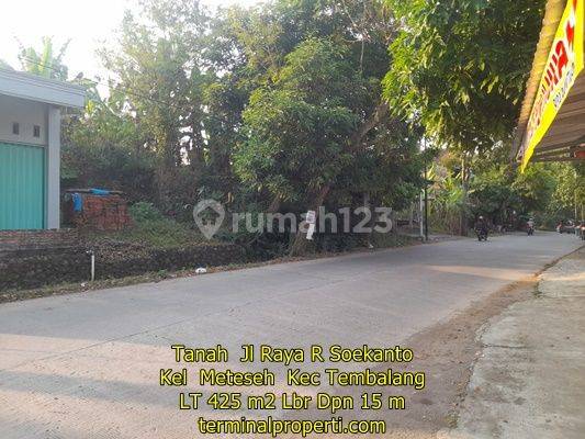 Tanah Dijual Murah SHM Hak Milik 425 M2 Jl R Soekanto Meteseh Dekat Undip Tembalang Semarang Timur 1