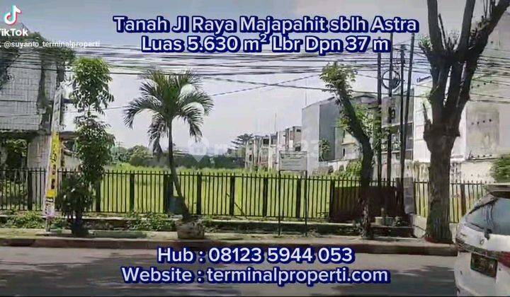 40 % NJOP Tanah  Dijual di Jl Raya Majapahit Kel Gayamsari Semarang Timur 1