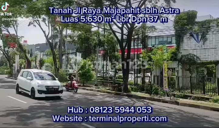 Tanah Dijual di Jl Raya Majapahit Sblh Astra Kel Gayamsari Semarang Timur 1