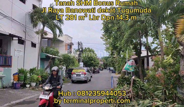 Tanah Dijual Murah SHM Hak Milik Pribadi Jln Raya Banowati Dkt Jend Sudirman Kota Semarang 2