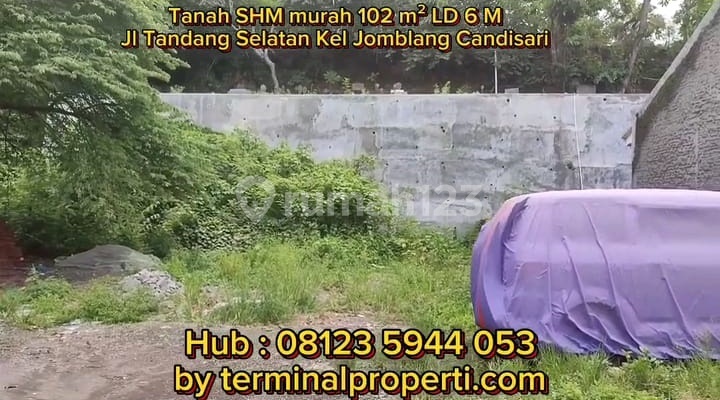 Tanah Dijual Murah SHM Hak Milik di Perum Tandang Jomblang Kec Candisari Semarang Selatan 1