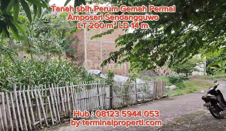 Tanah Dijual Hak Milik di Sebelah Perum Gemah Permai Amposari Kel Sendangguwo Kec Tembalang 1