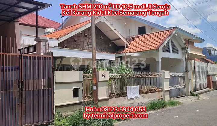 Land for Sale Cheap SHM Ownership in Seroja Simpang Lima, Karang Kidul Village, Central Semarang District. 2
