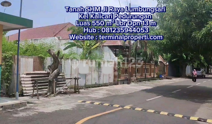 Land for Sale Cheap SHM Ownership Jl Raya Lumbungsari Kalicari, Pedurungan Sub-district, East Semarang 2
