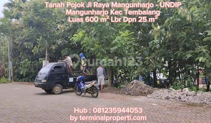 Land for Sale Cheap Corner SHM Freehold Jl Raya Mangunharjo - Undip Tembalang East Semarang 2