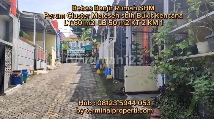 Rumah Dijual Bebas Banjir SHM Hak Milik Dkt Bukit Kencana Meteseh Kec Tembalang Semarang Timur 2