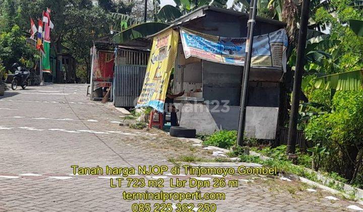 Bawah Njop, Tanah Dijual Hak Milik Jl Raya Gotong Royong Gombel Tinjomoyo Banyumanik  1