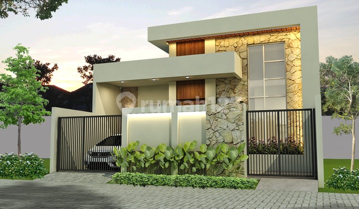 For Sale: Unfinished House with Building Permit (IMB) + Land and Building Permit (KRK) at Alamanda Mangunharjo Housing, Tembalang, East Semarang 1