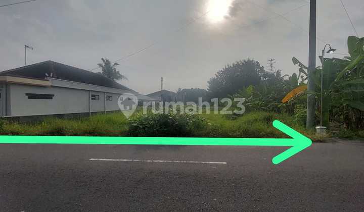 Tanah Luas Lokasi Pinggir Jalan Magelang Jogja Area Bisnis