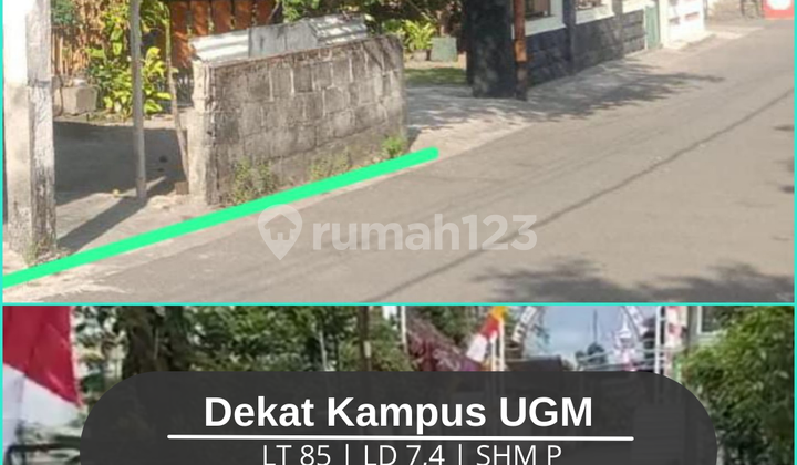 For Sale Small Plot of Land in Plemburan Near UGM, Potential for Boarding House.