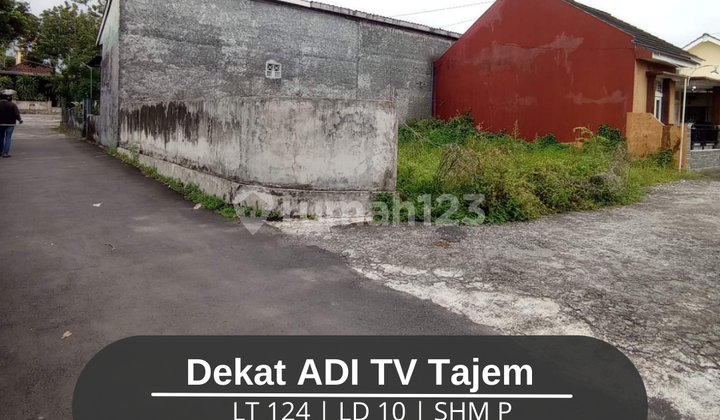 Dijual Tanah Luasan Kecil di Jalan Tajem Area Sekolah Budi Mulia