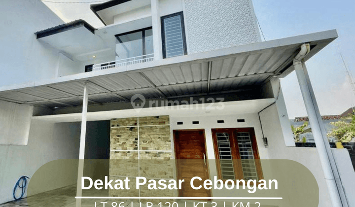 Strategis Cebongan Rumah Murah Cantik 2 Lantai 900 Juta Nego 1