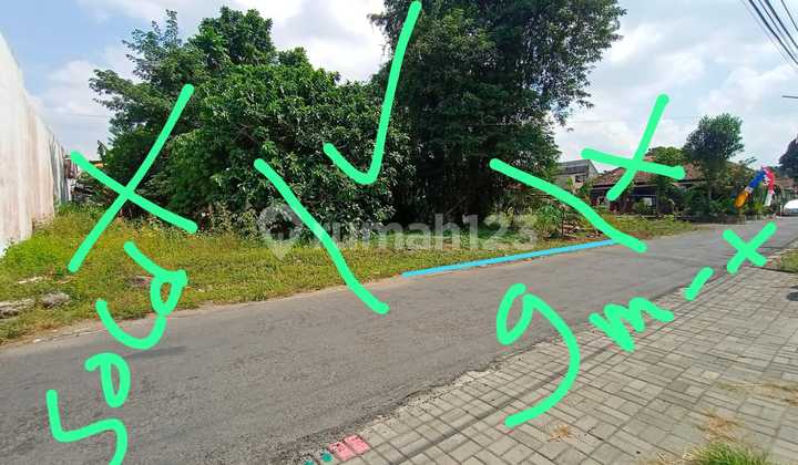 Dekat Sekolah Budi Mulia Tajem Dijual Tanah Meter SHM Pekarangan