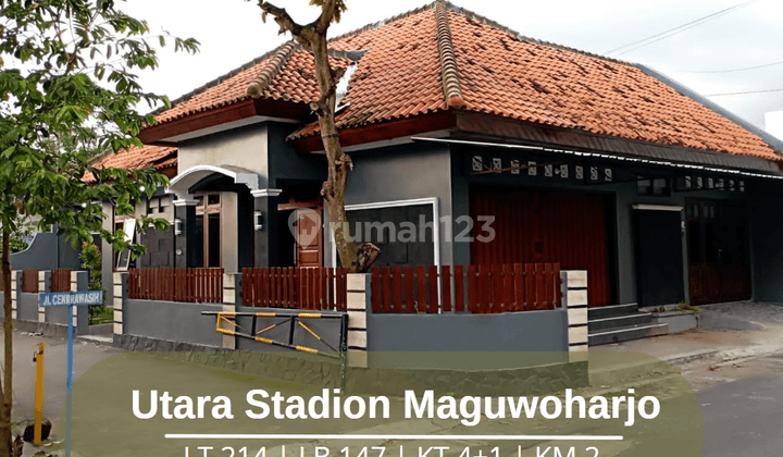 Utara Stadion Maguwoharjo Rumah Tepi Jalan Bagus Usaha Hook  1