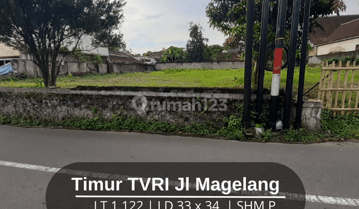 Dijual Tanah 1000an Meter 7 Jutaan di Jalan Magelang Dekat Tvri 1